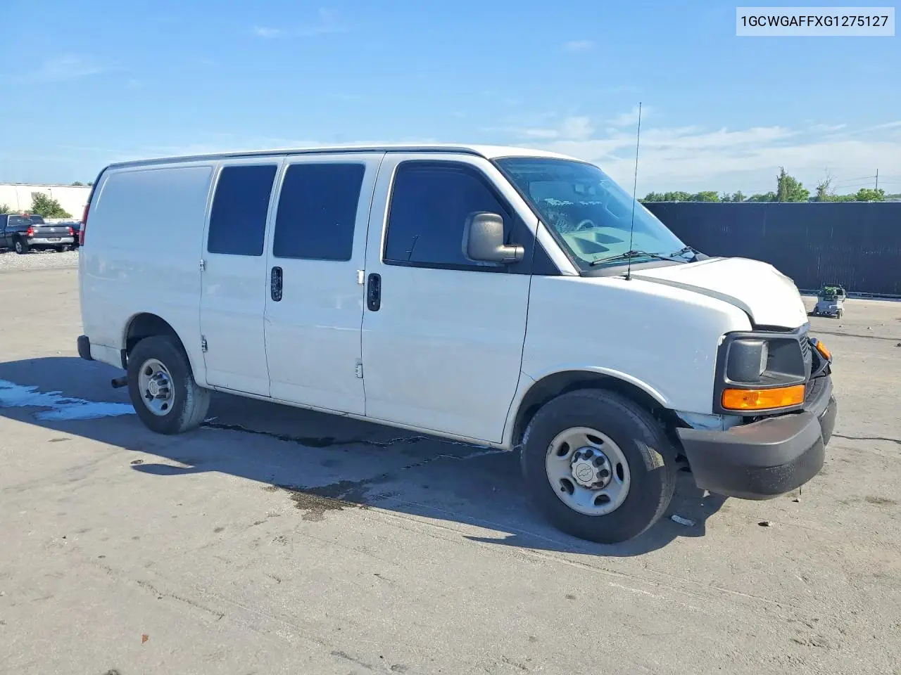 2016 Chevrolet Express G2500 VIN: 1GCWGAFFXG1275127 Lot: 57816506