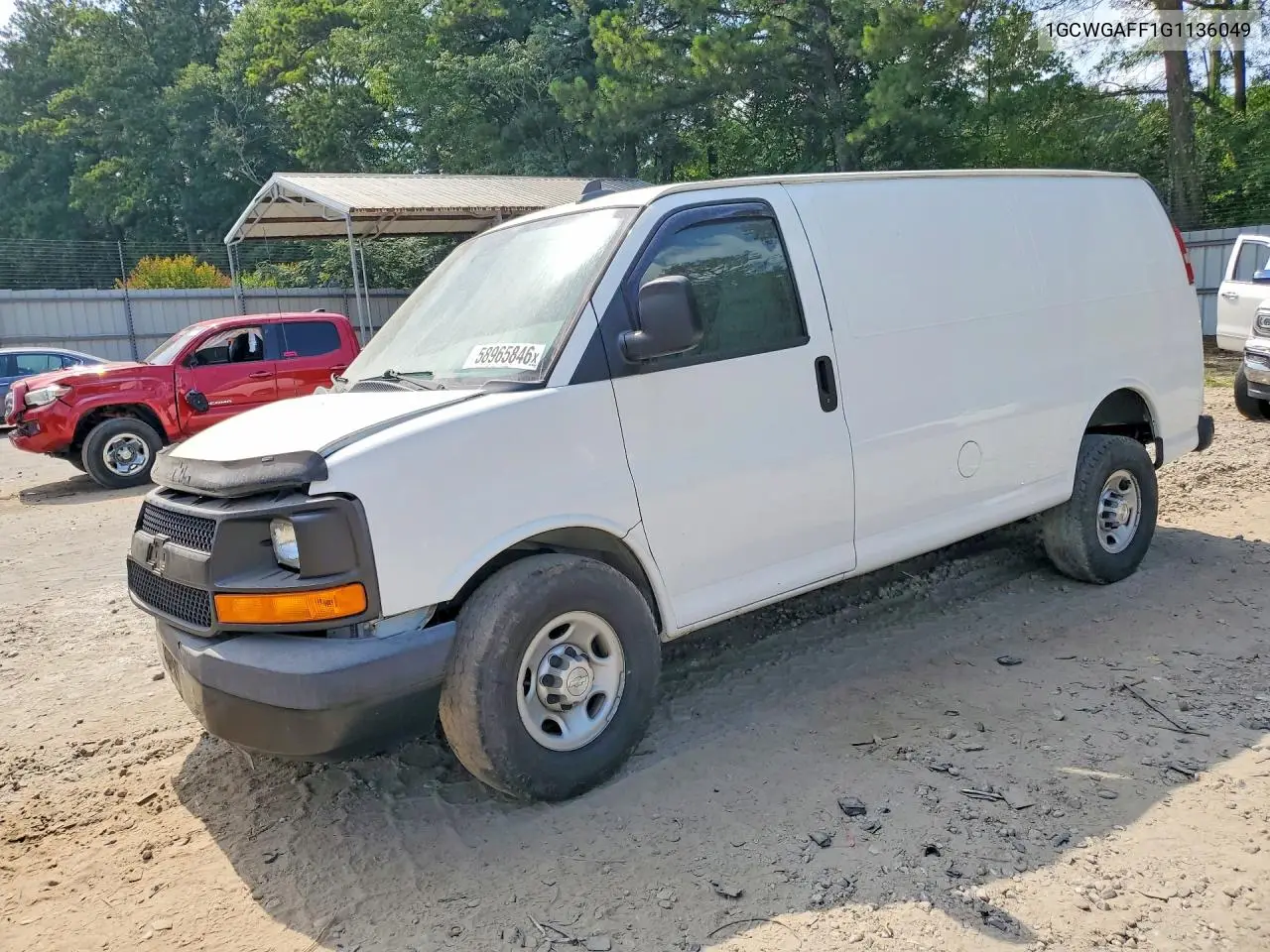 2016 Chevrolet Express G2500 VIN: 1GCWGAFF1G1136049 Lot: 58965846