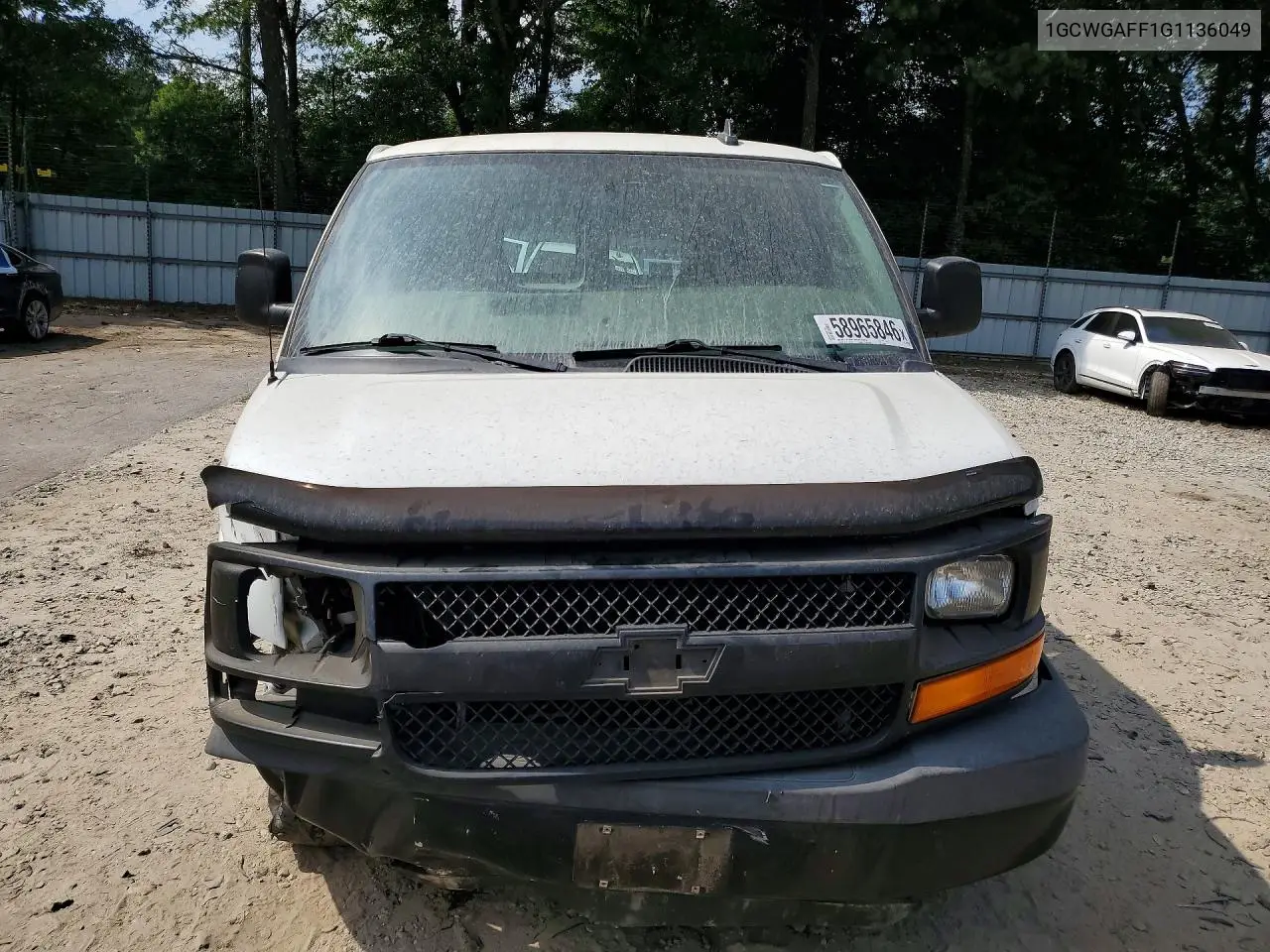 2016 Chevrolet Express G2500 VIN: 1GCWGAFF1G1136049 Lot: 58965846