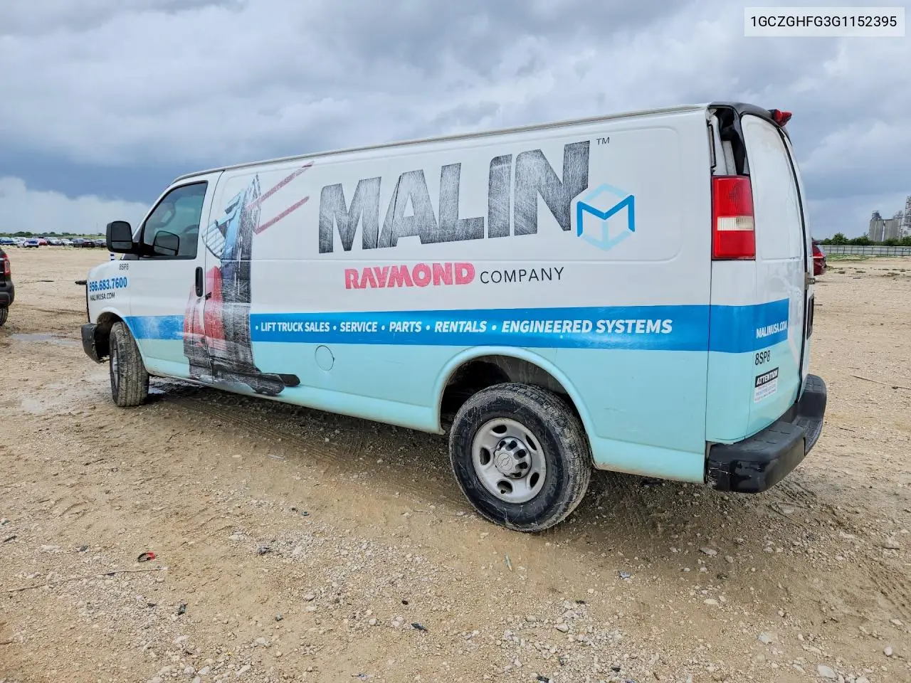 2016 Chevrolet Express G3500 VIN: 1GCZGHFG3G1152395 Lot: 60677936