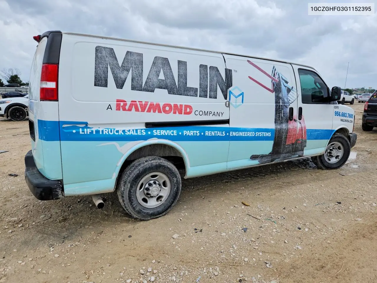 2016 Chevrolet Express G3500 VIN: 1GCZGHFG3G1152395 Lot: 60677936