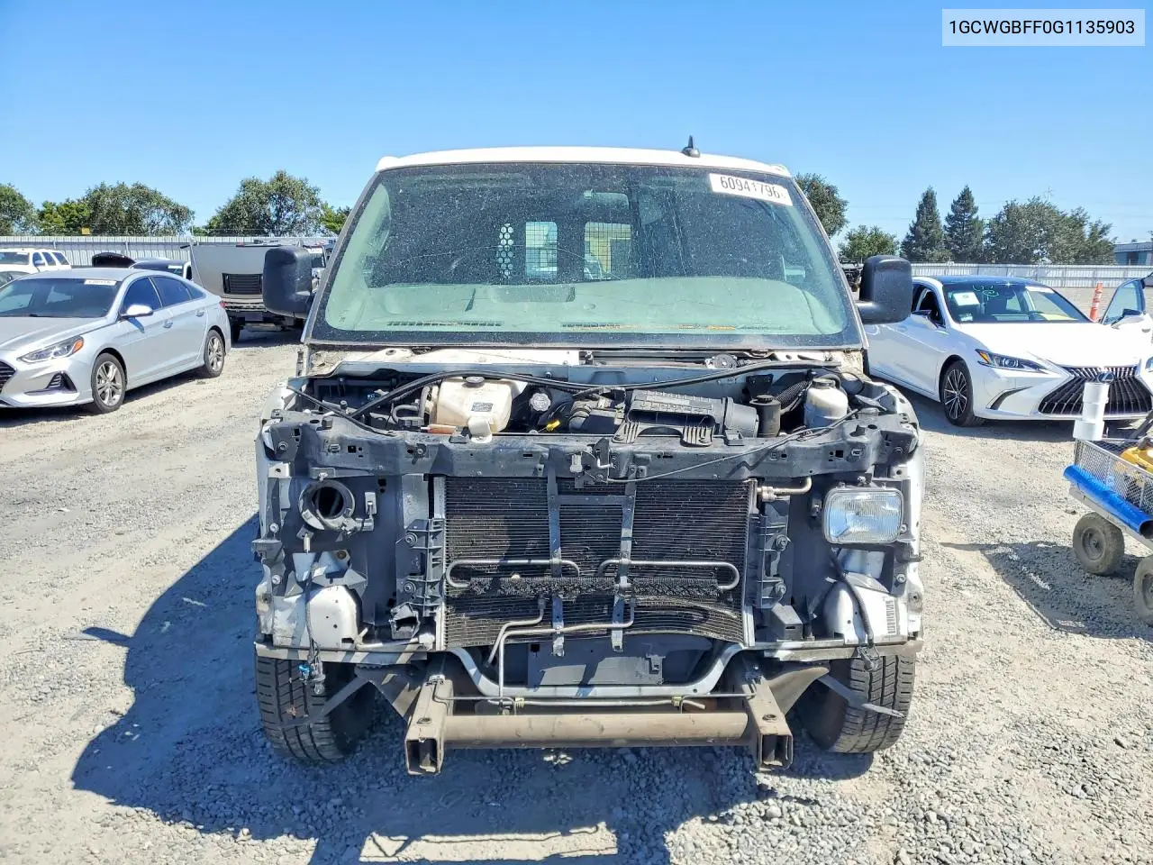 2016 Chevrolet Express G2500 VIN: 1GCWGBFF0G1135903 Lot: 60941796