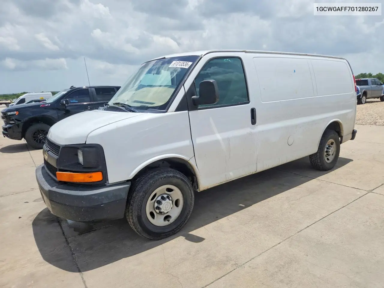 2016 Chevrolet Express G2500 VIN: 1GCWGAFF7G1280267 Lot: 61013536