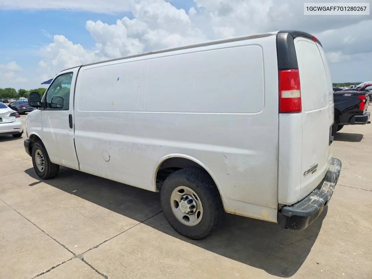 2016 Chevrolet Express G2500 VIN: 1GCWGAFF7G1280267 Lot: 61013536
