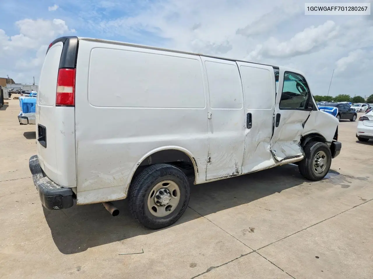 2016 Chevrolet Express G2500 VIN: 1GCWGAFF7G1280267 Lot: 61013536