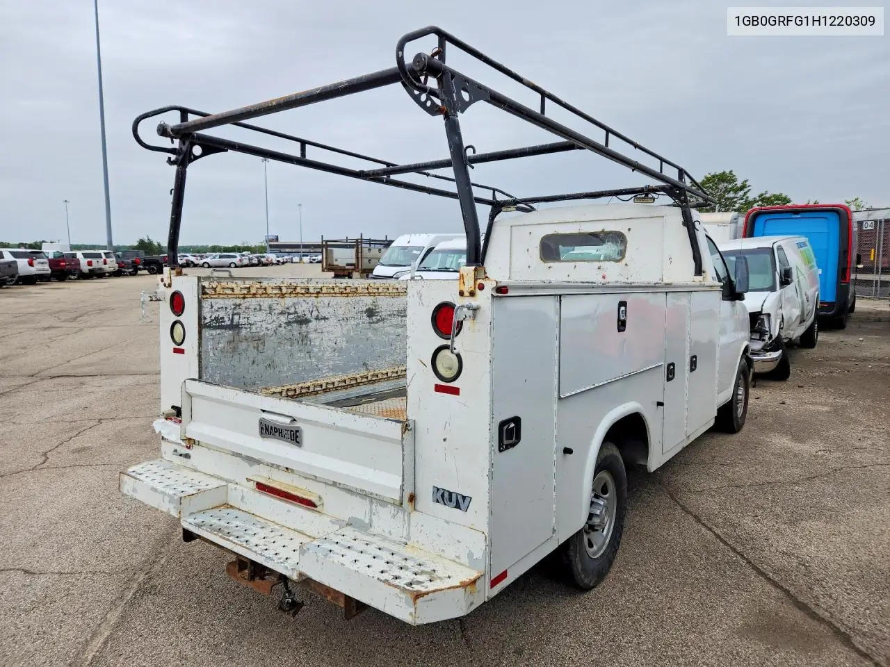 2017 Chevrolet Express G3500 VIN: 1GB0GRFG1H1220309 Lot: 52095516