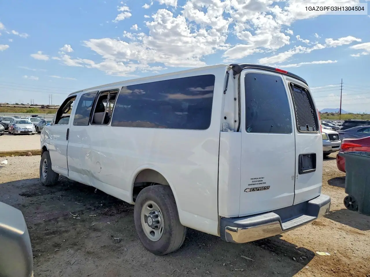 2017 Chevrolet Express G3 VIN: 1GAZGPFG3H1304504 Lot: 56656636