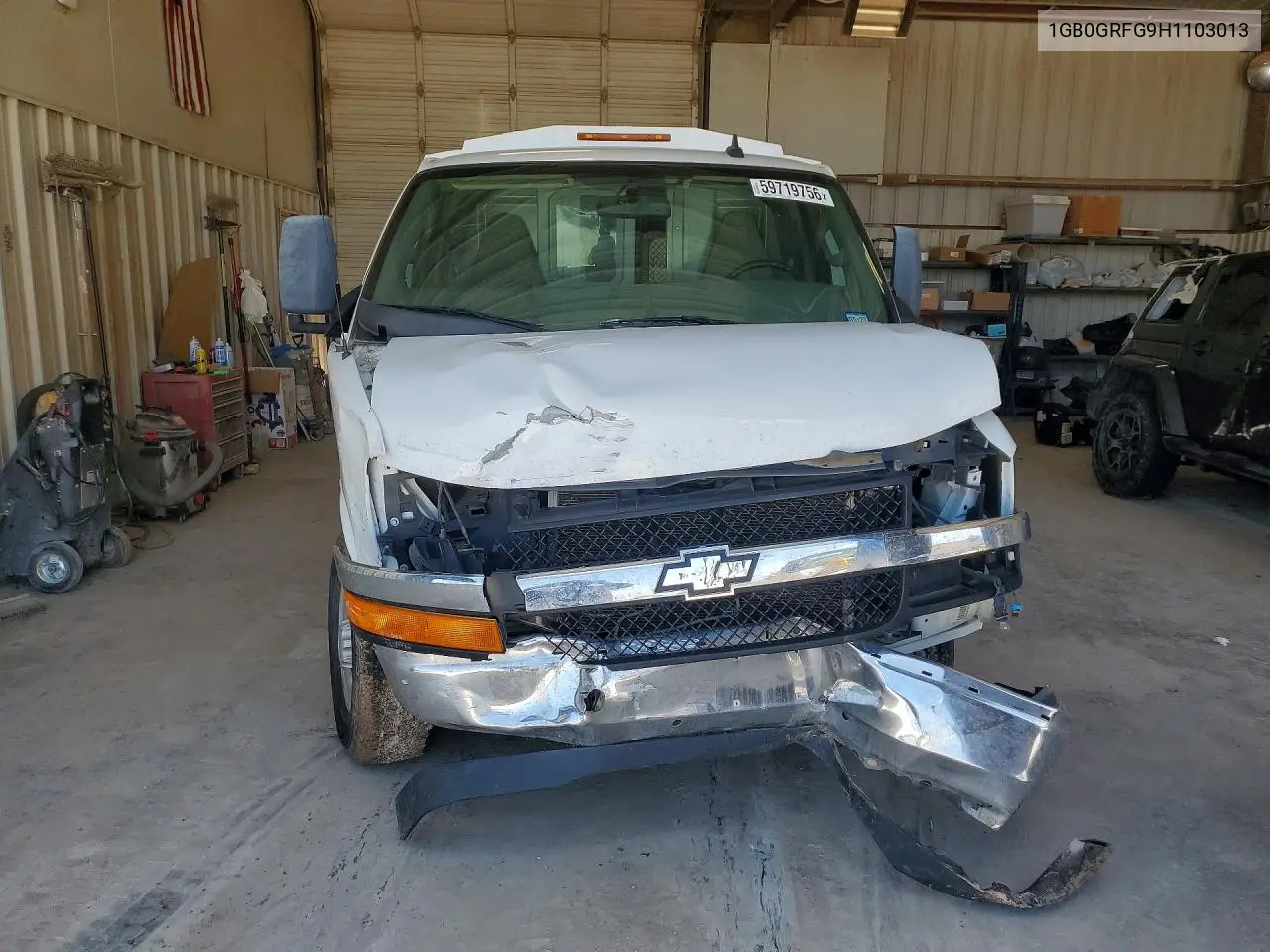 2017 Chevrolet Express G3500 VIN: 1GB0GRFG9H1103013 Lot: 59719756