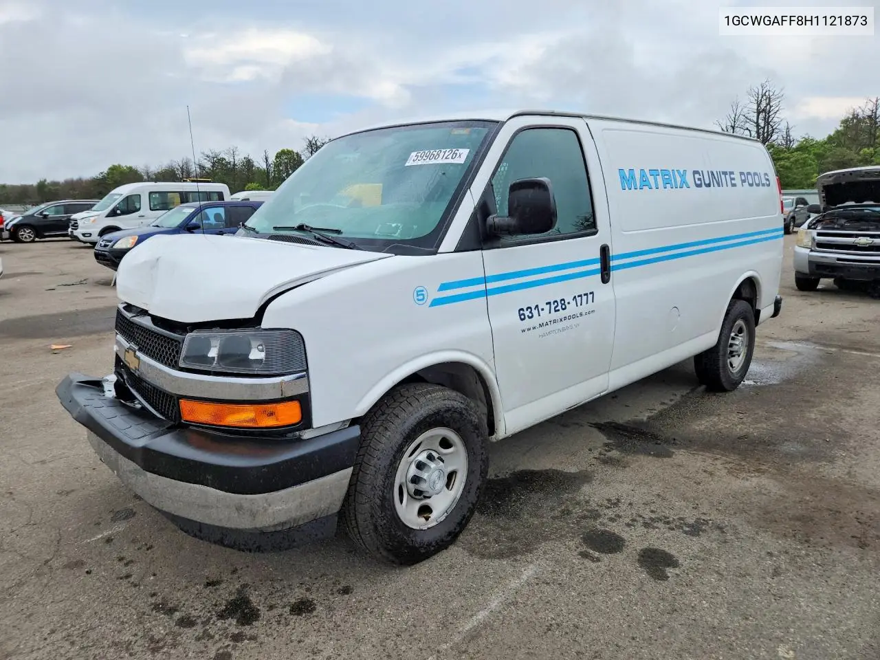 2017 Chevrolet Express G2500 VIN: 1GCWGAFF8H1121873 Lot: 59968126