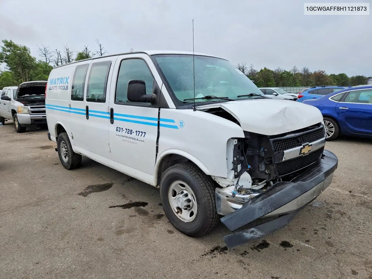 2017 Chevrolet Express G2500 VIN: 1GCWGAFF8H1121873 Lot: 59968126