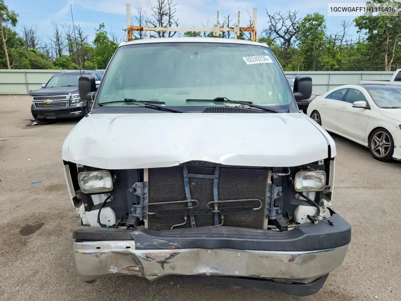 2017 Chevrolet Express G2500 VIN: 1GCWGAFF1H1116496 Lot: 60249256