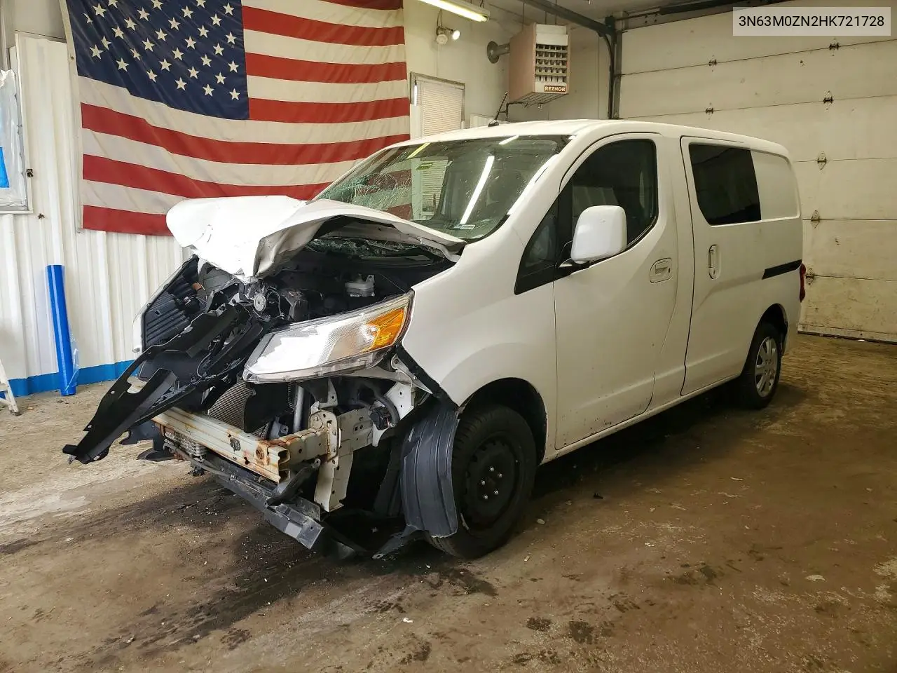 2017 Chevrolet City Express Lt VIN: 3N63M0ZN2HK721728 Lot: 60328896