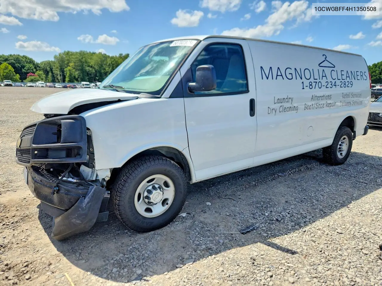 2017 Chevrolet Express G2500 VIN: 1GCWGBFF4H1350508 Lot: 60702366