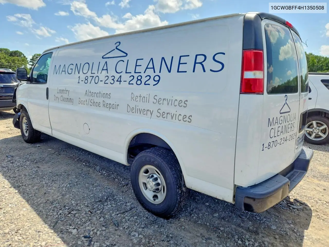 2017 Chevrolet Express G2500 VIN: 1GCWGBFF4H1350508 Lot: 60702366