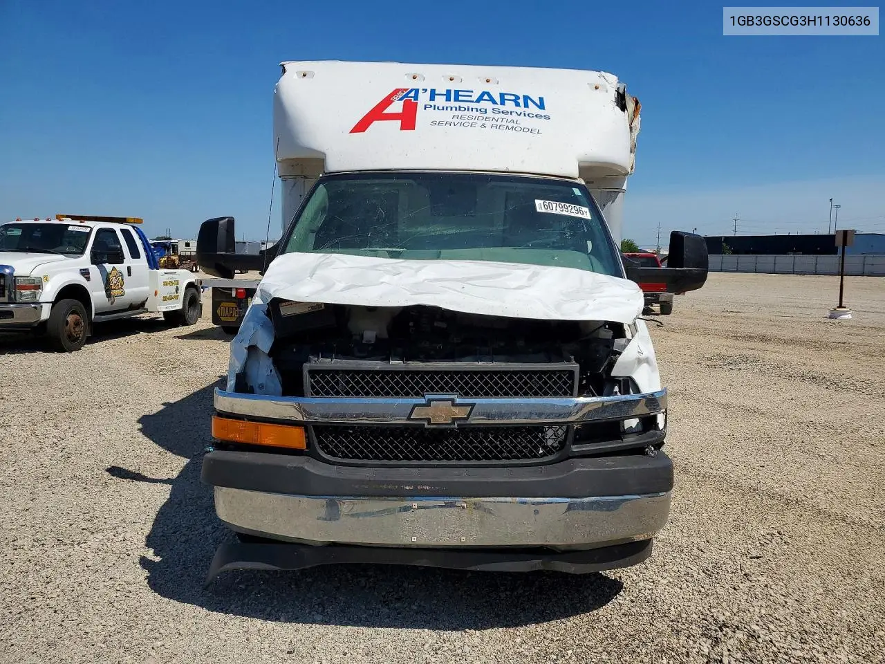 2017 Chevrolet Express Delivery Truck VIN: 1GB3GSCG3H1130636 Lot: 60799296