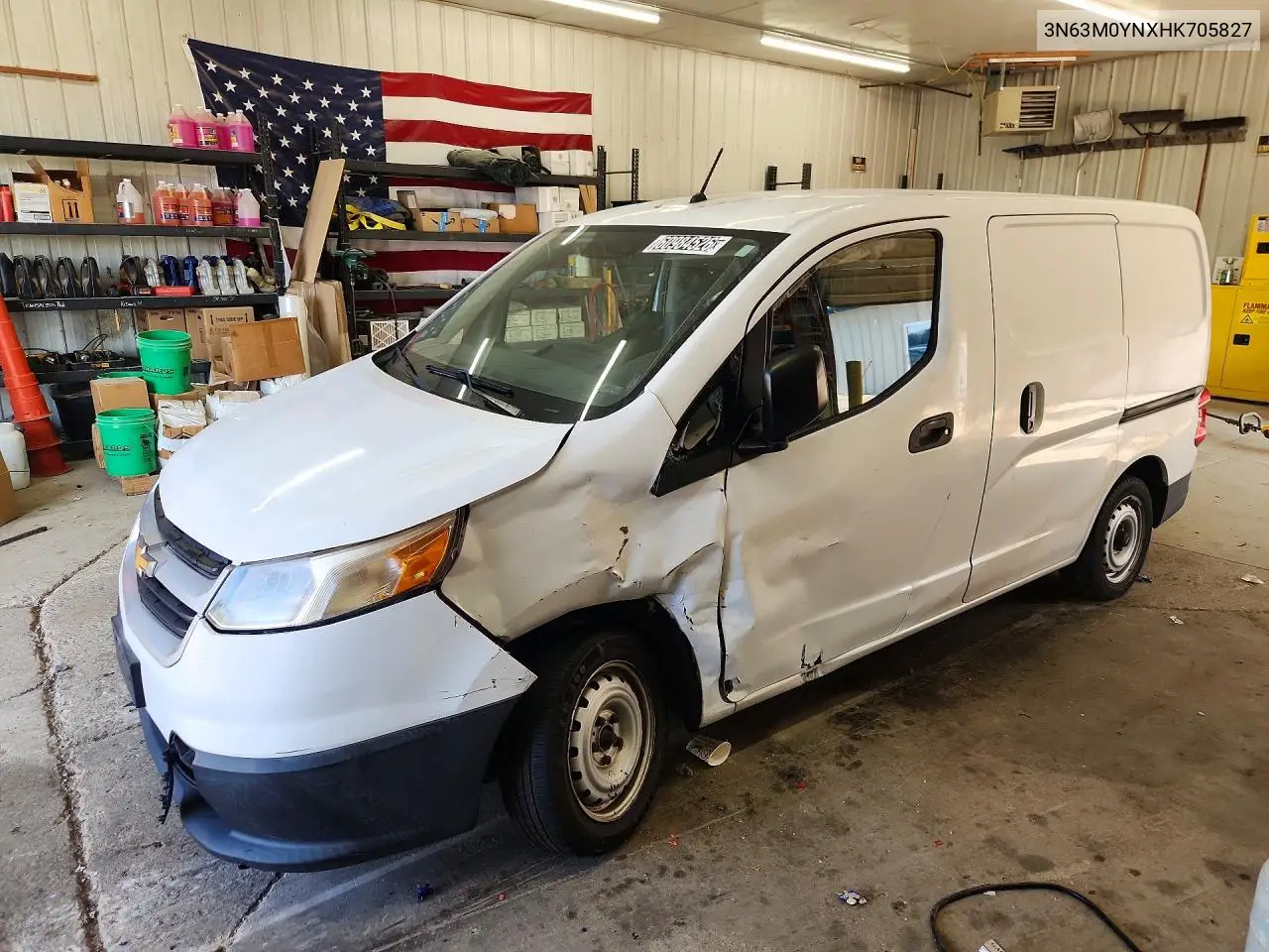 2017 Chevrolet City Express Ls VIN: 3N63M0YNXHK705827 Lot: 60984526