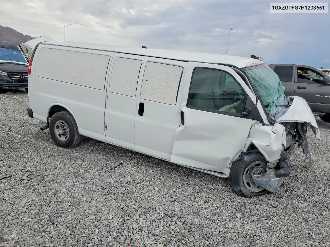 2017 Chevrolet Express G3500 Lt VIN: 1GAZGPFG7H1203661 Lot: 61044406