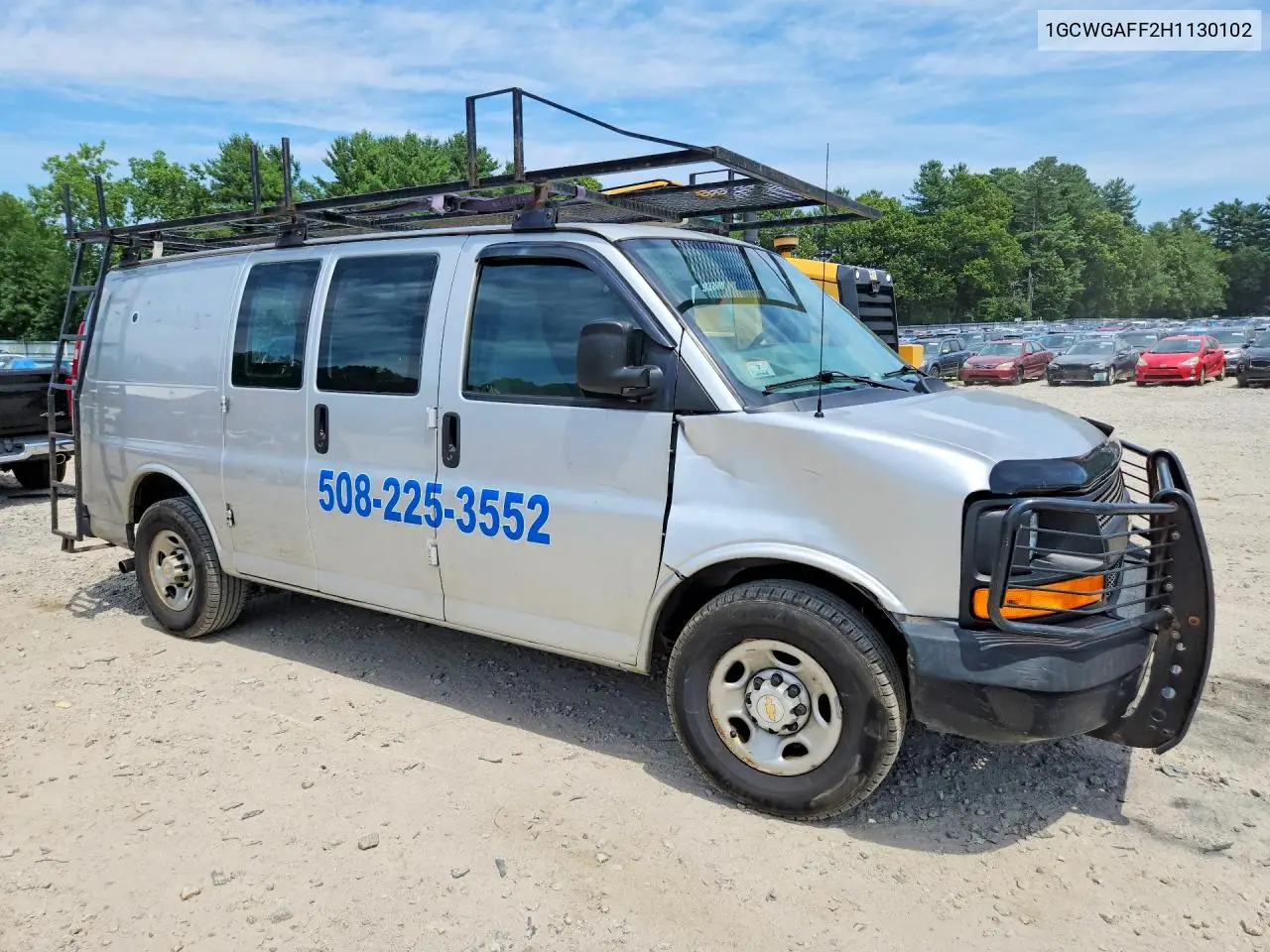 2017 Chevrolet Express G2500 VIN: 1GCWGAFF2H1130102 Lot: 61305986