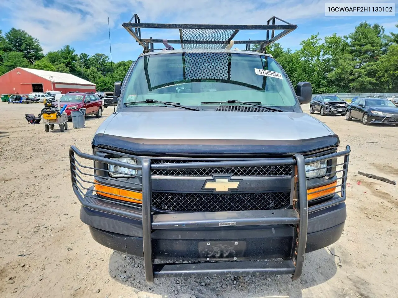 2017 Chevrolet Express G2500 VIN: 1GCWGAFF2H1130102 Lot: 61305986