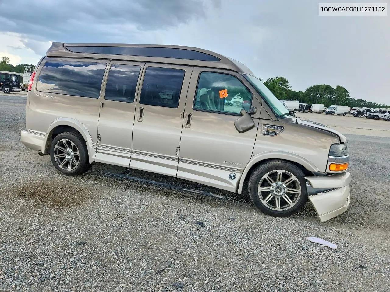 2017 Chevrolet Express G2500 VIN: 1GCWGAFG8H1271152 Lot: 61541406