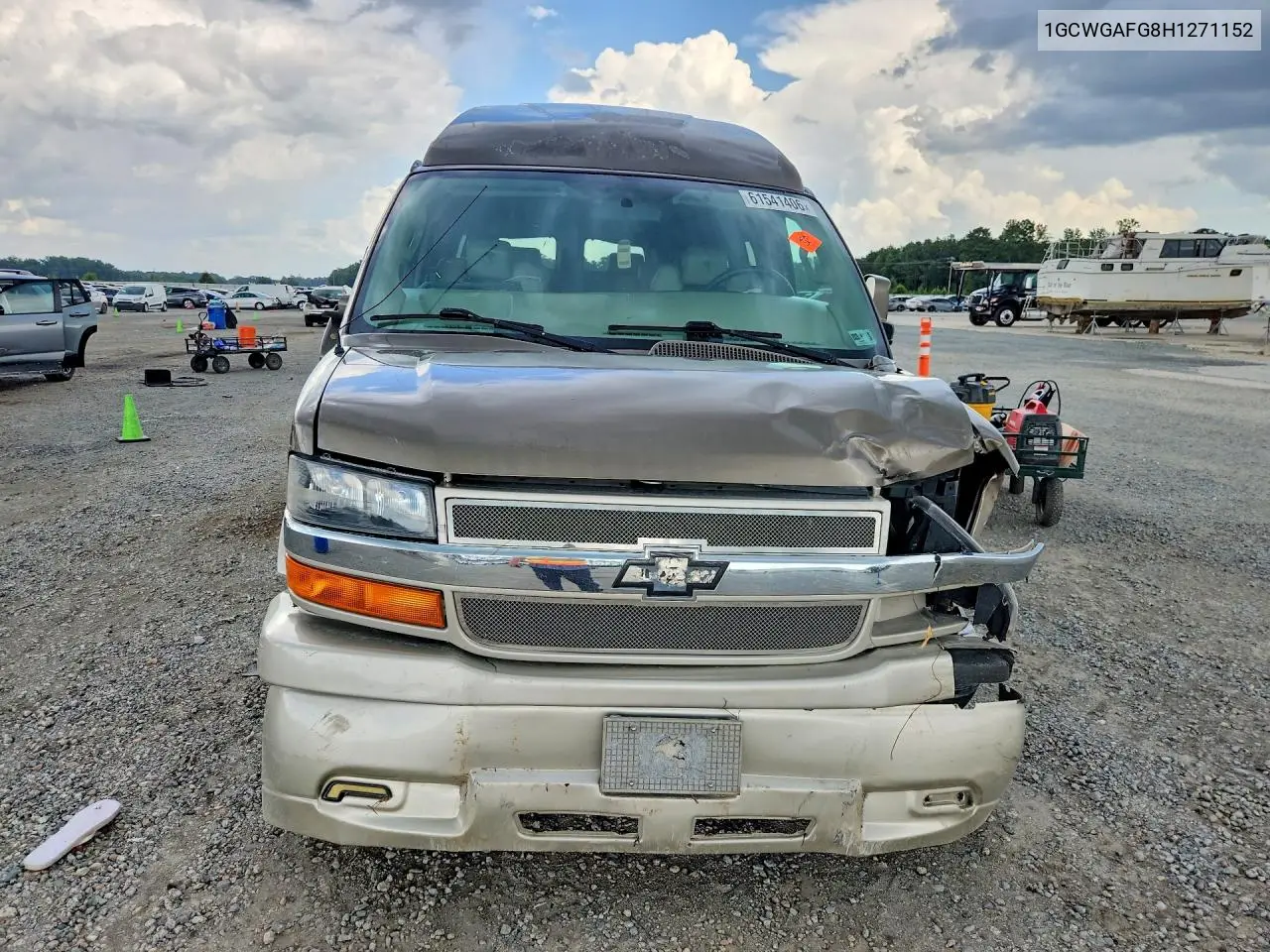 2017 Chevrolet Express G2500 VIN: 1GCWGAFG8H1271152 Lot: 61541406