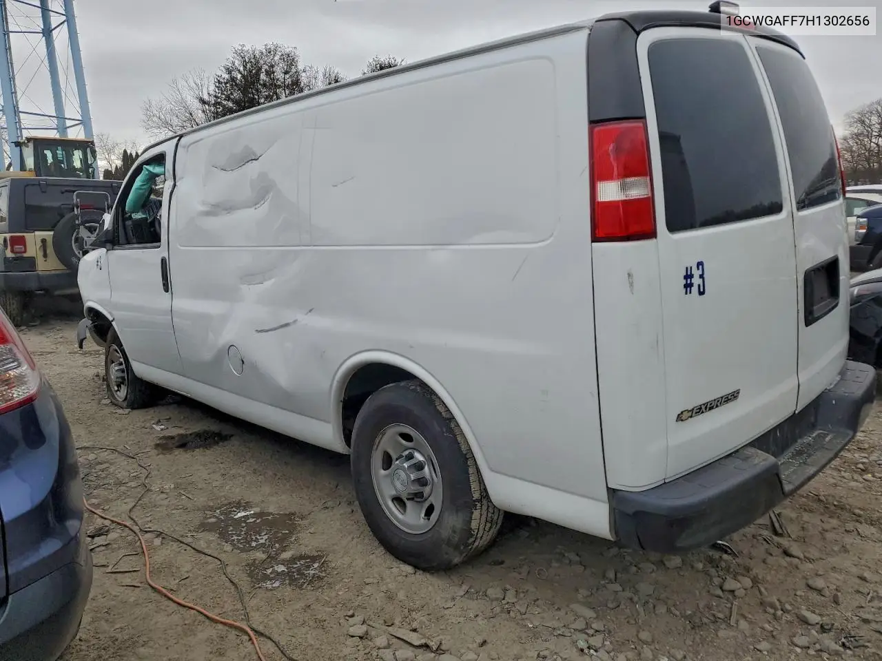 2017 Chevrolet Express G2500 VIN: 1GCWGAFF7H1302656 Lot: 94495965