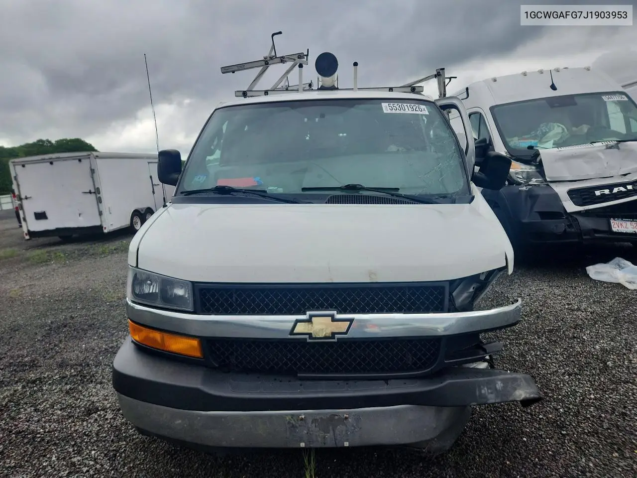 2018 Chevrolet Express G2500 VIN: 1GCWGAFG7J1903953 Lot: 55301926