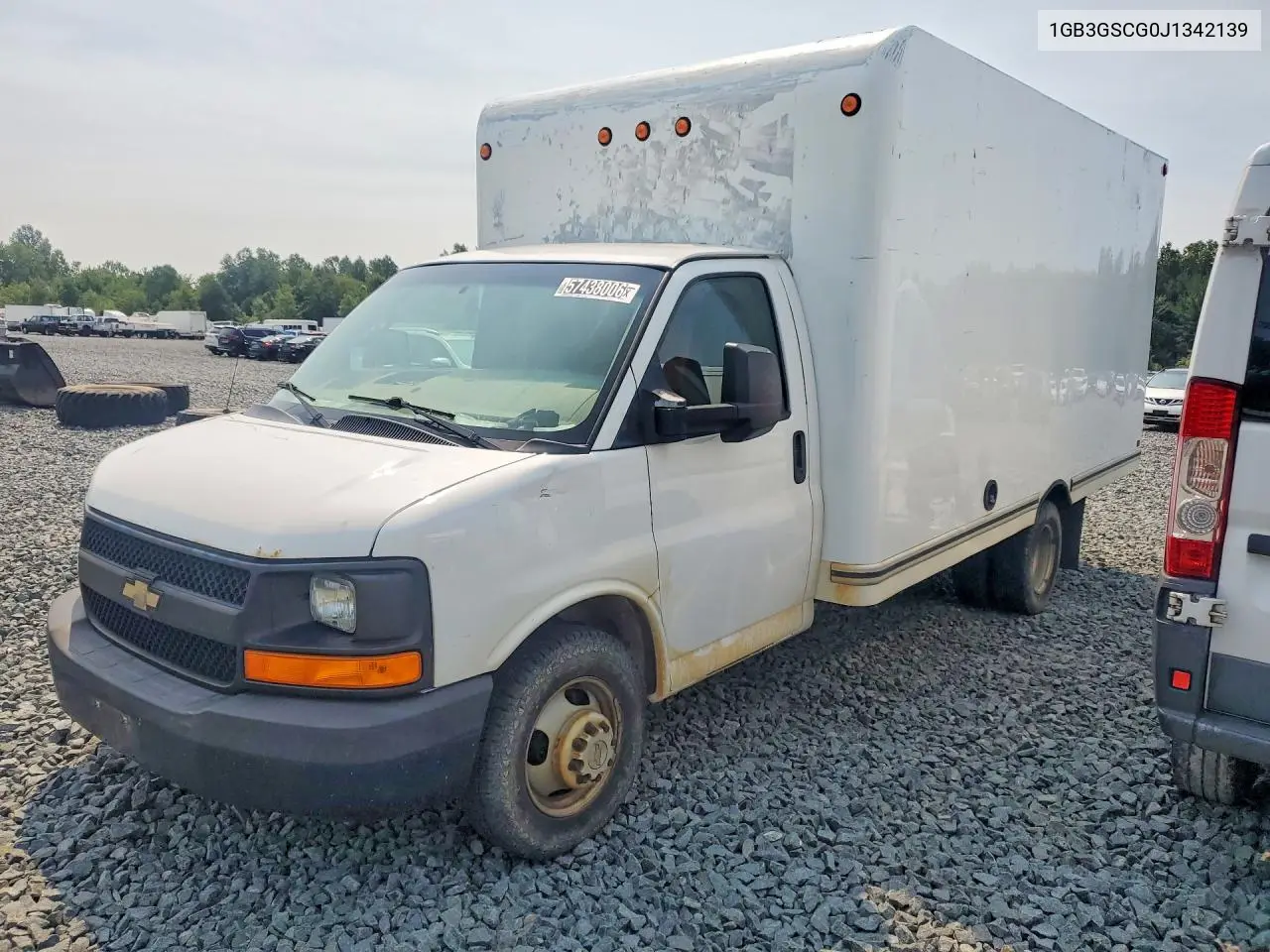 2018 Chevrolet Express Box Truck VIN: 1GB3GSCG0J1342139 Lot: 58753896