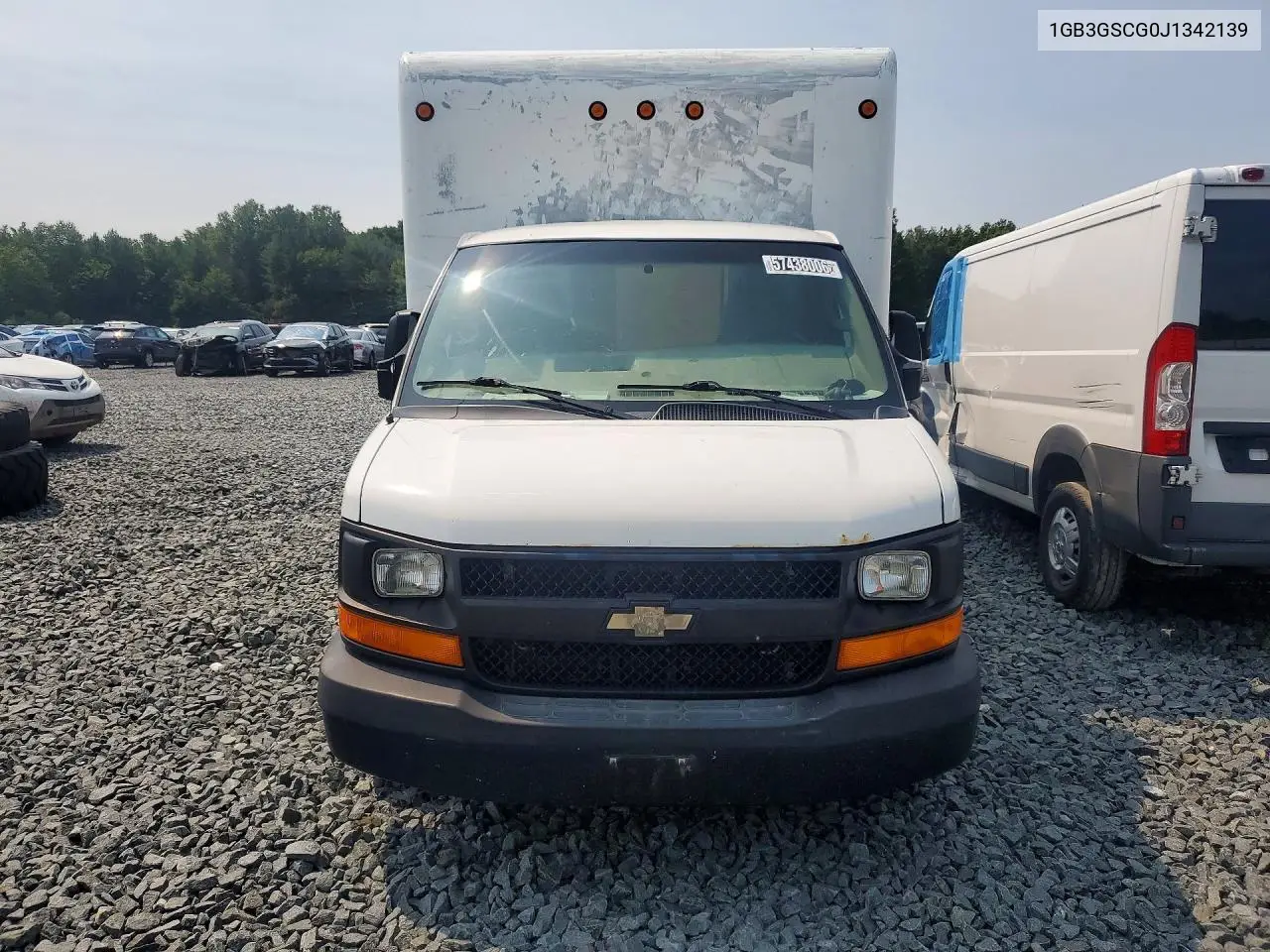 2018 Chevrolet Express Box Truck VIN: 1GB3GSCG0J1342139 Lot: 58753896