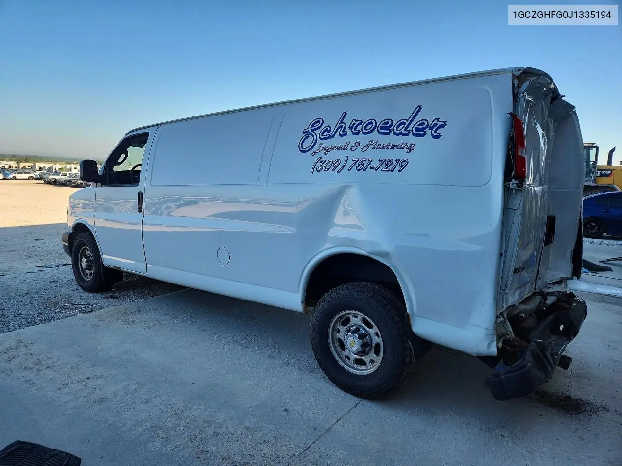 2018 Chevrolet Express G3500 VIN: 1GCZGHFG0J1335194 Lot: 60829336
