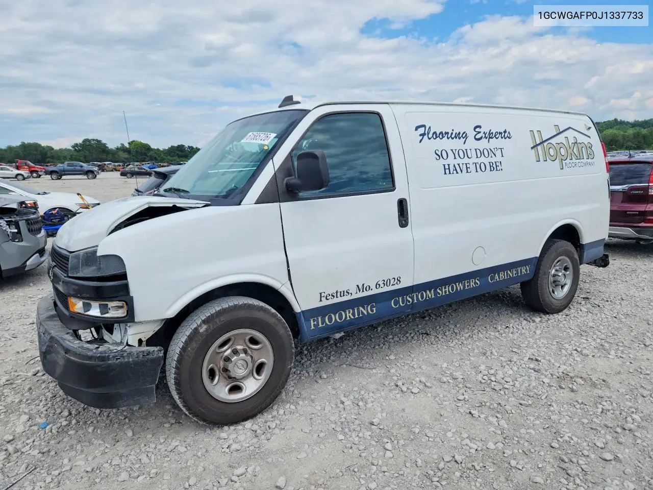 2018 Chevrolet Express G2500 VIN: 1GCWGAFP0J1337733 Lot: 61585726