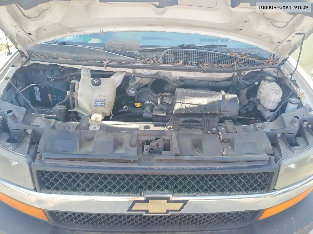 2019 Chevrolet Express G3500 VIN: 1GB0GRFGXK1191609 Lot: 56550546