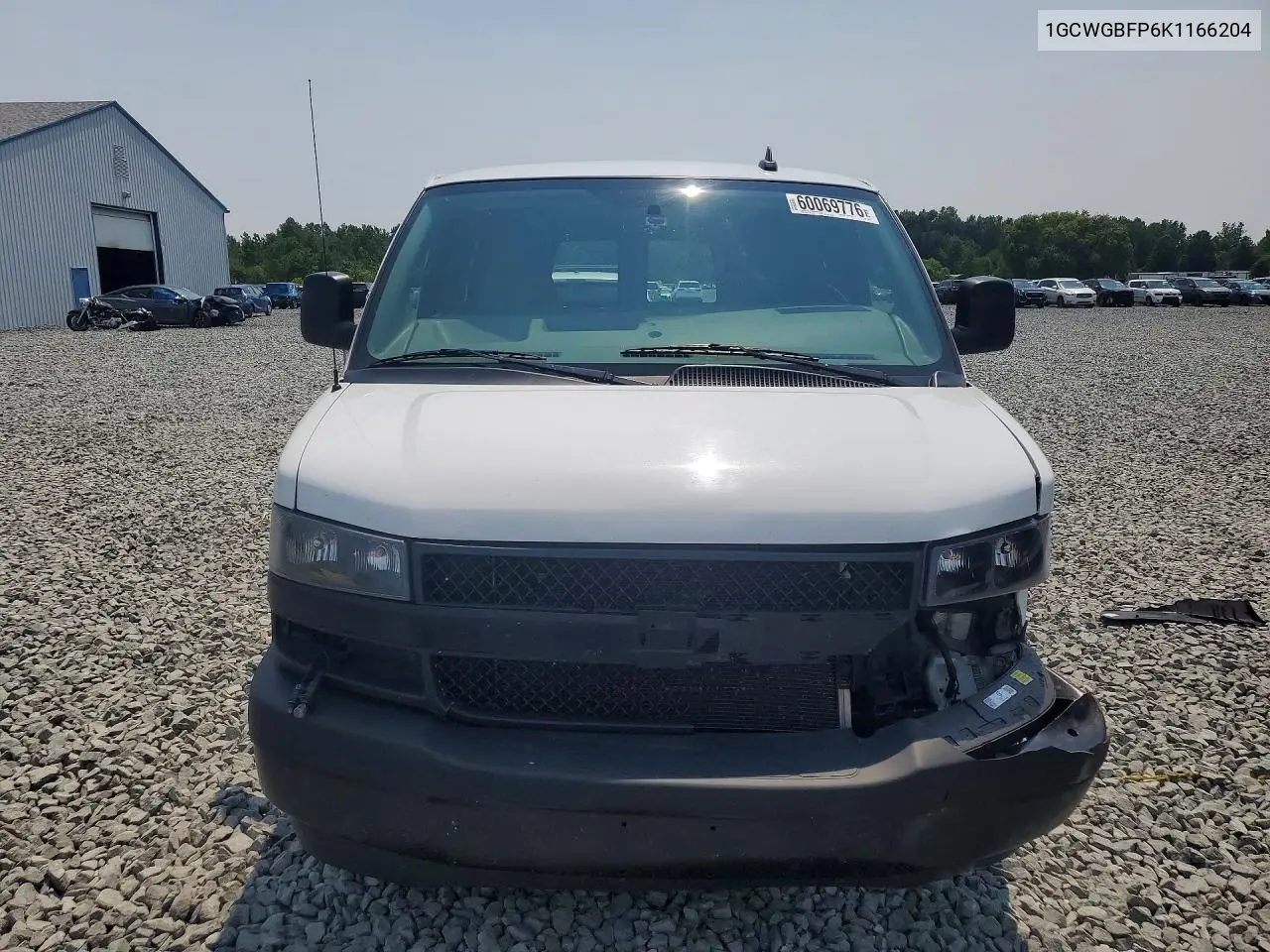 2019 Chevrolet Express G2500 VIN: 1GCWGBFP6K1166204 Lot: 60069776