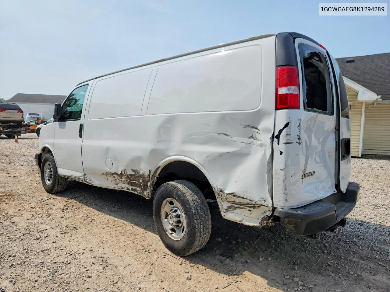 2019 Chevrolet Express G2500 VIN: 1GCWGAFG8K1294289 Lot: 60425766