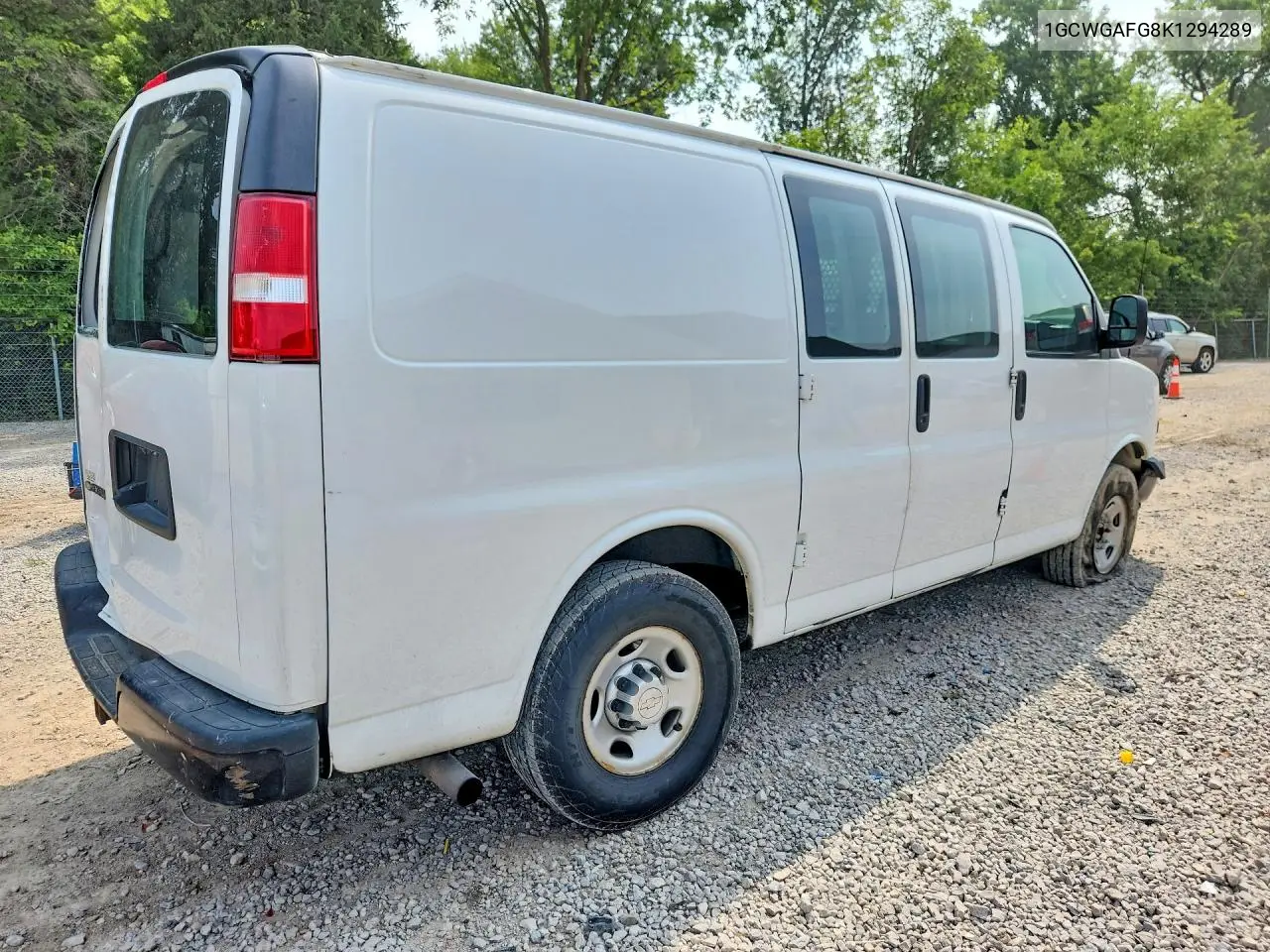 2019 Chevrolet Express G2500 VIN: 1GCWGAFG8K1294289 Lot: 60425766