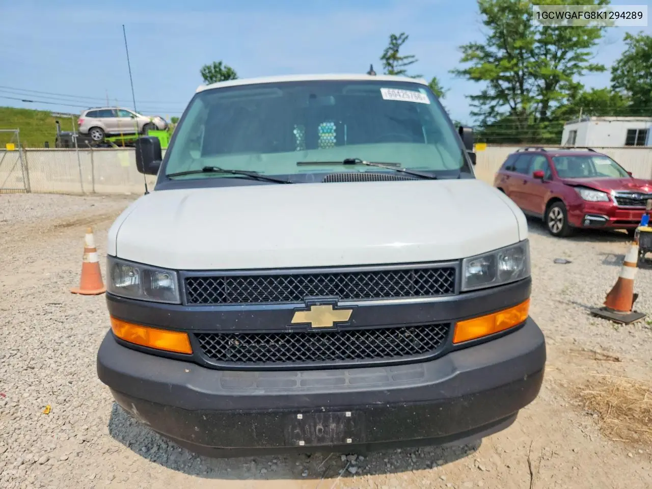 2019 Chevrolet Express G2500 VIN: 1GCWGAFG8K1294289 Lot: 60425766