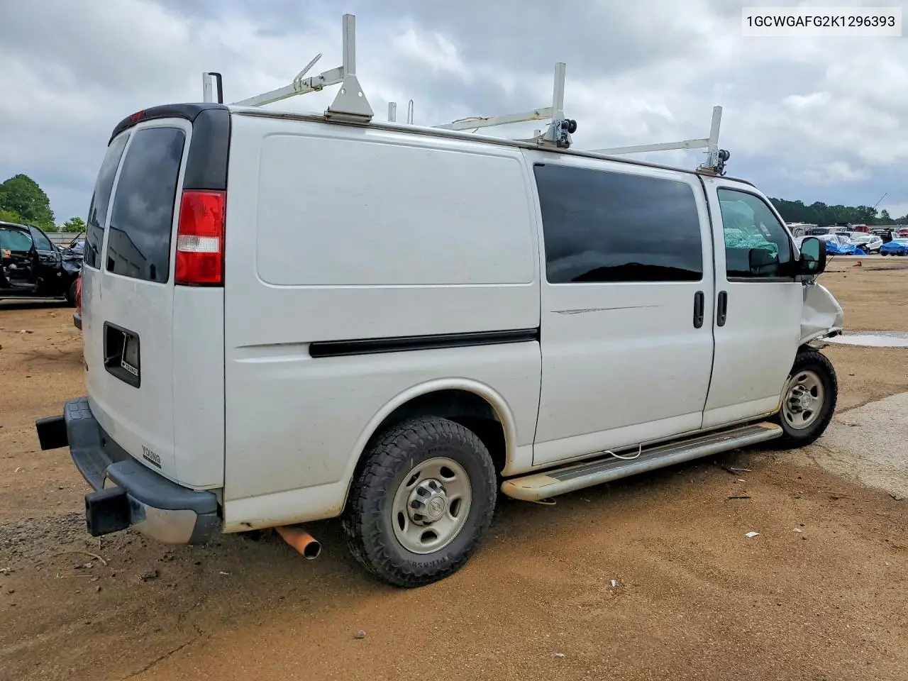 2019 Chevrolet Express 2500 Cargo Delivery Van VIN: 1GCWGAFG2K1296393 Lot: 60852916