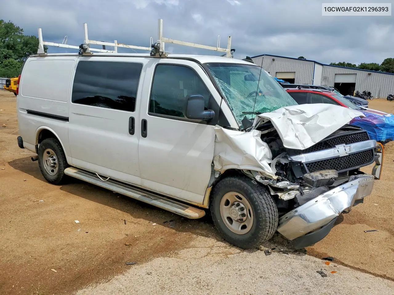 2019 Chevrolet Express 2500 Cargo Delivery Van VIN: 1GCWGAFG2K1296393 Lot: 60852916
