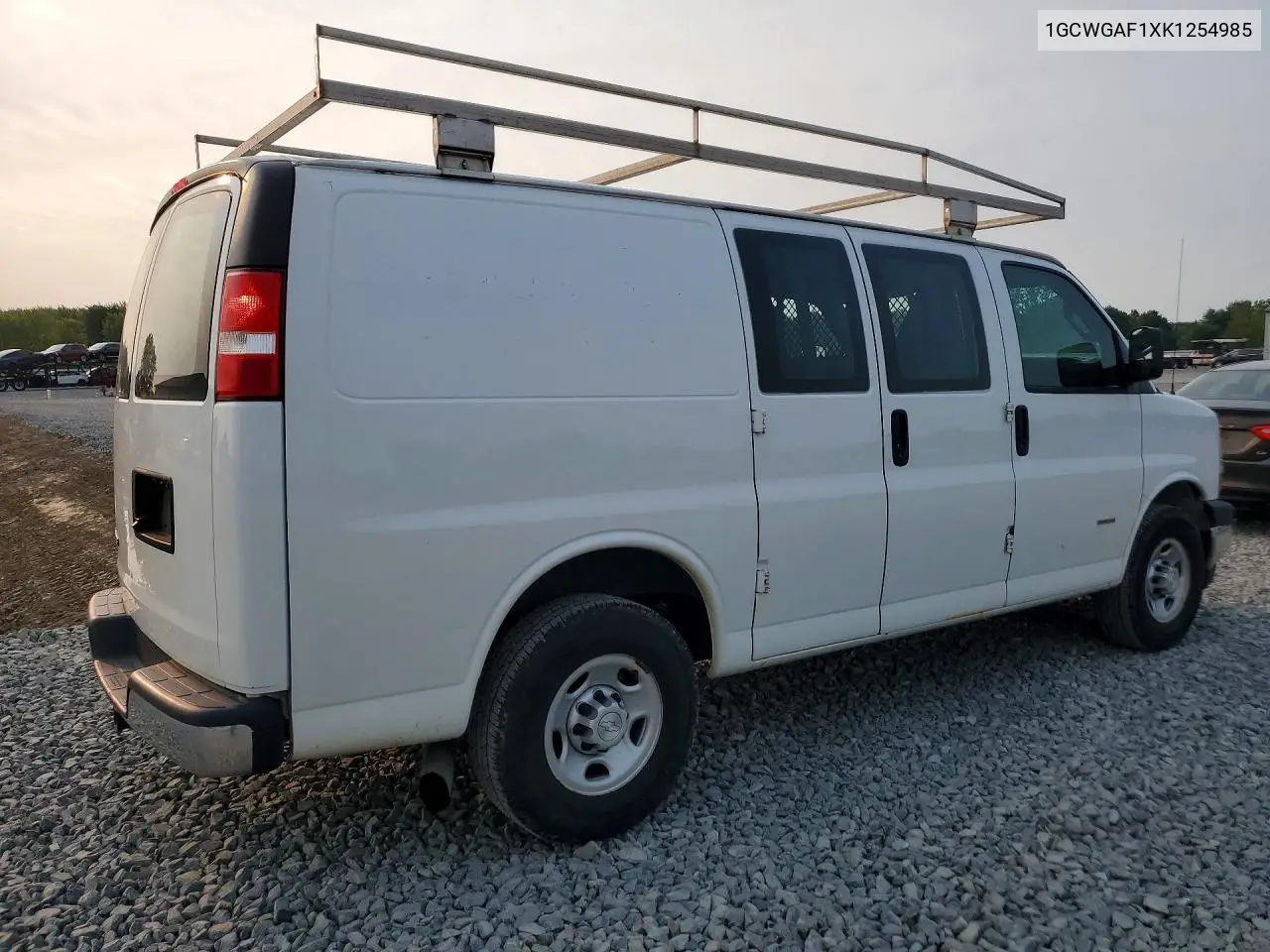 2019 Chevrolet Express G2500 VIN: 1GCWGAF1XK1254985 Lot: 60897556