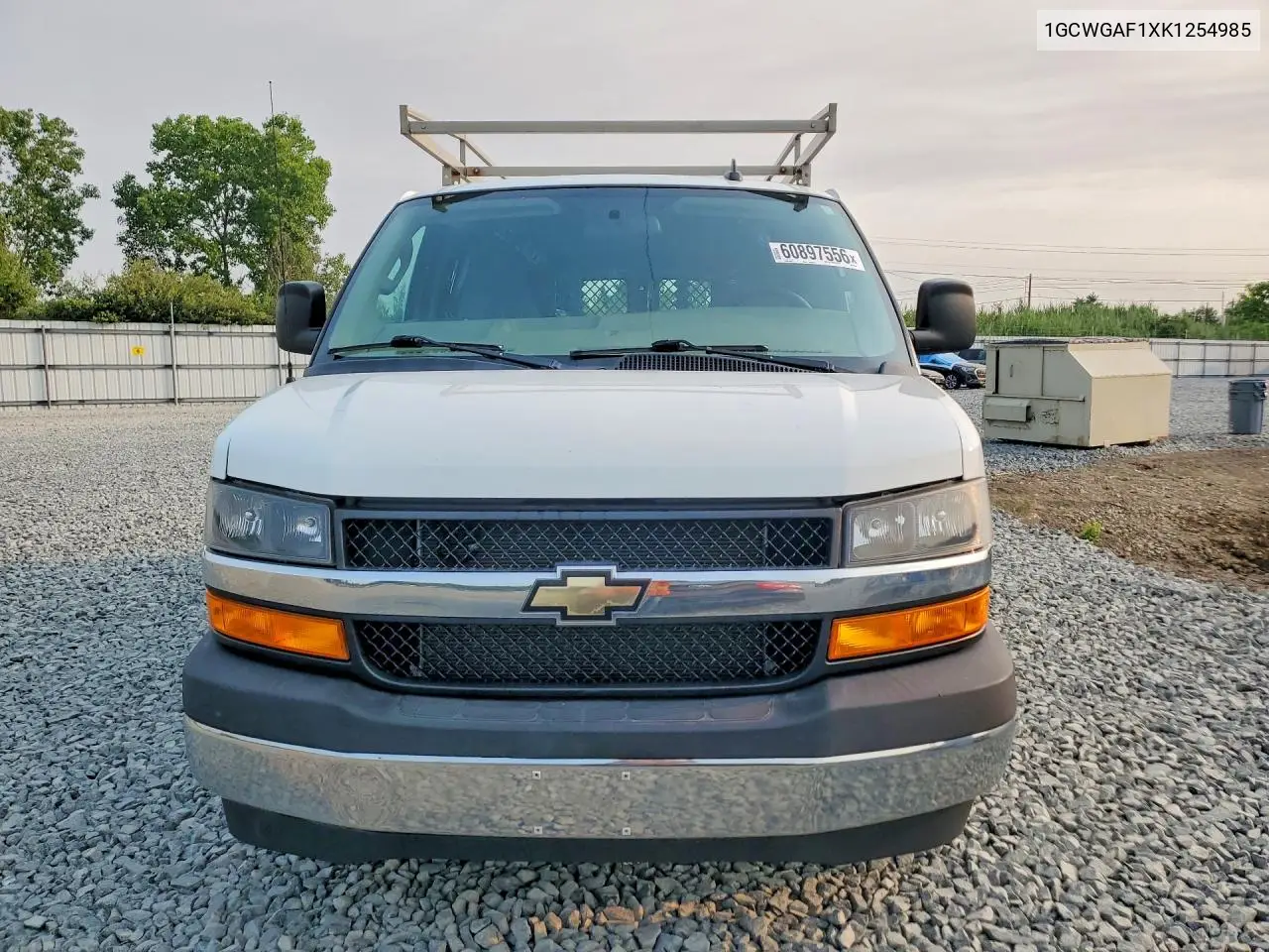 2019 Chevrolet Express G2500 VIN: 1GCWGAF1XK1254985 Lot: 60897556