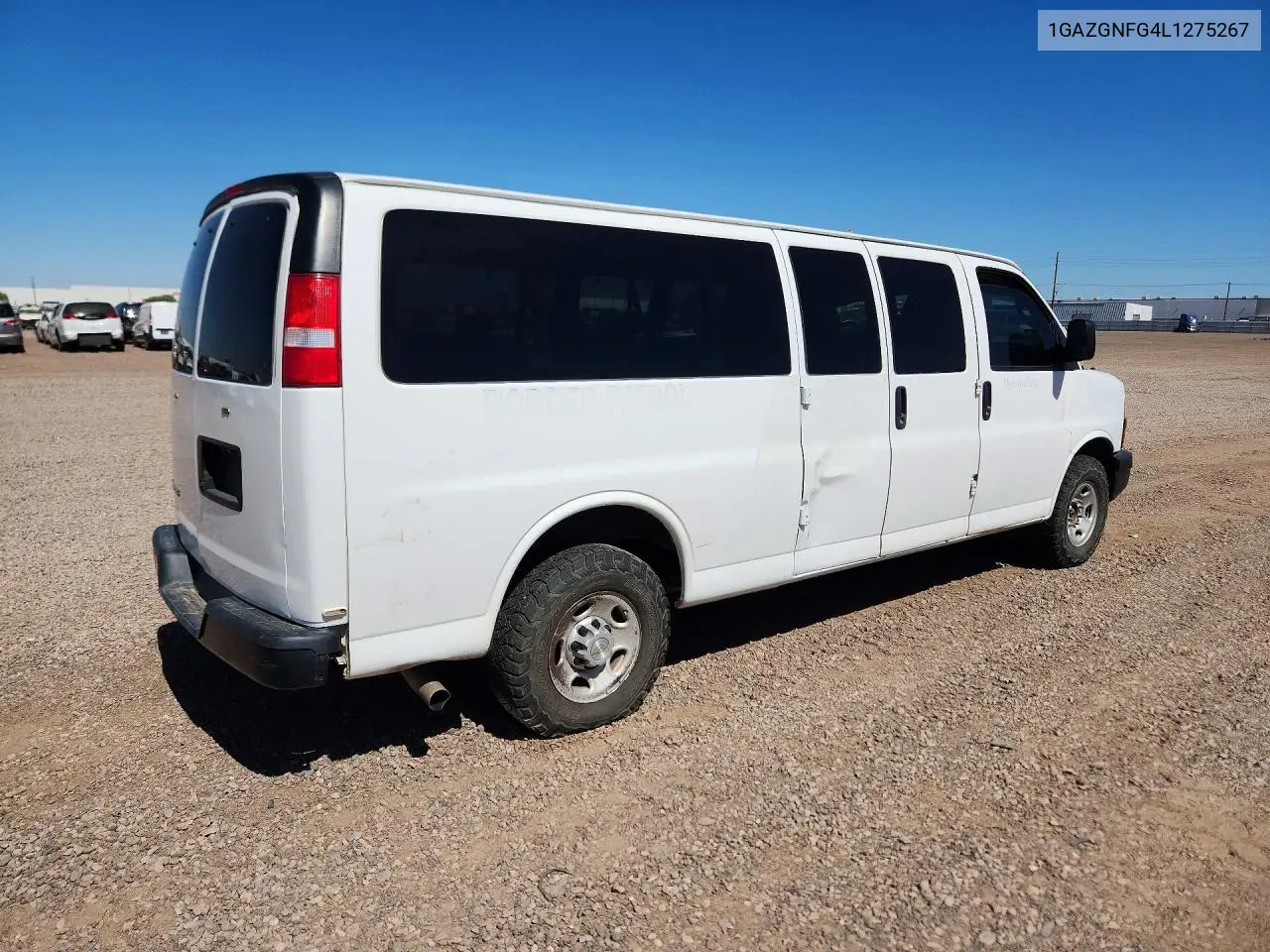 2020 Chevrolet Express G3500 Ls Passenger Van VIN: 1GAZGNFG4L1275267 Lot: 57611106