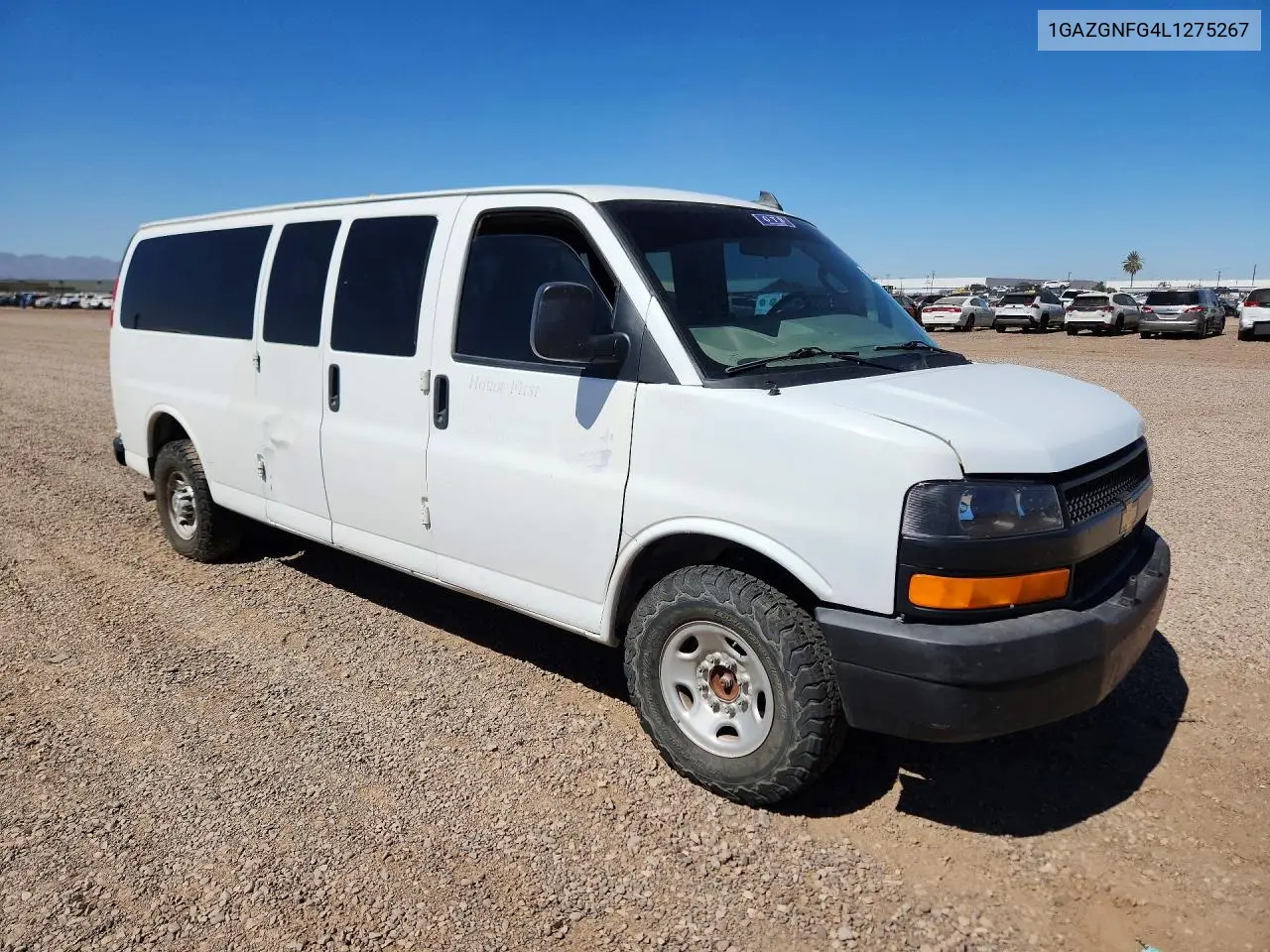 2020 Chevrolet Express G3500 Ls Passenger Van VIN: 1GAZGNFG4L1275267 Lot: 57611106