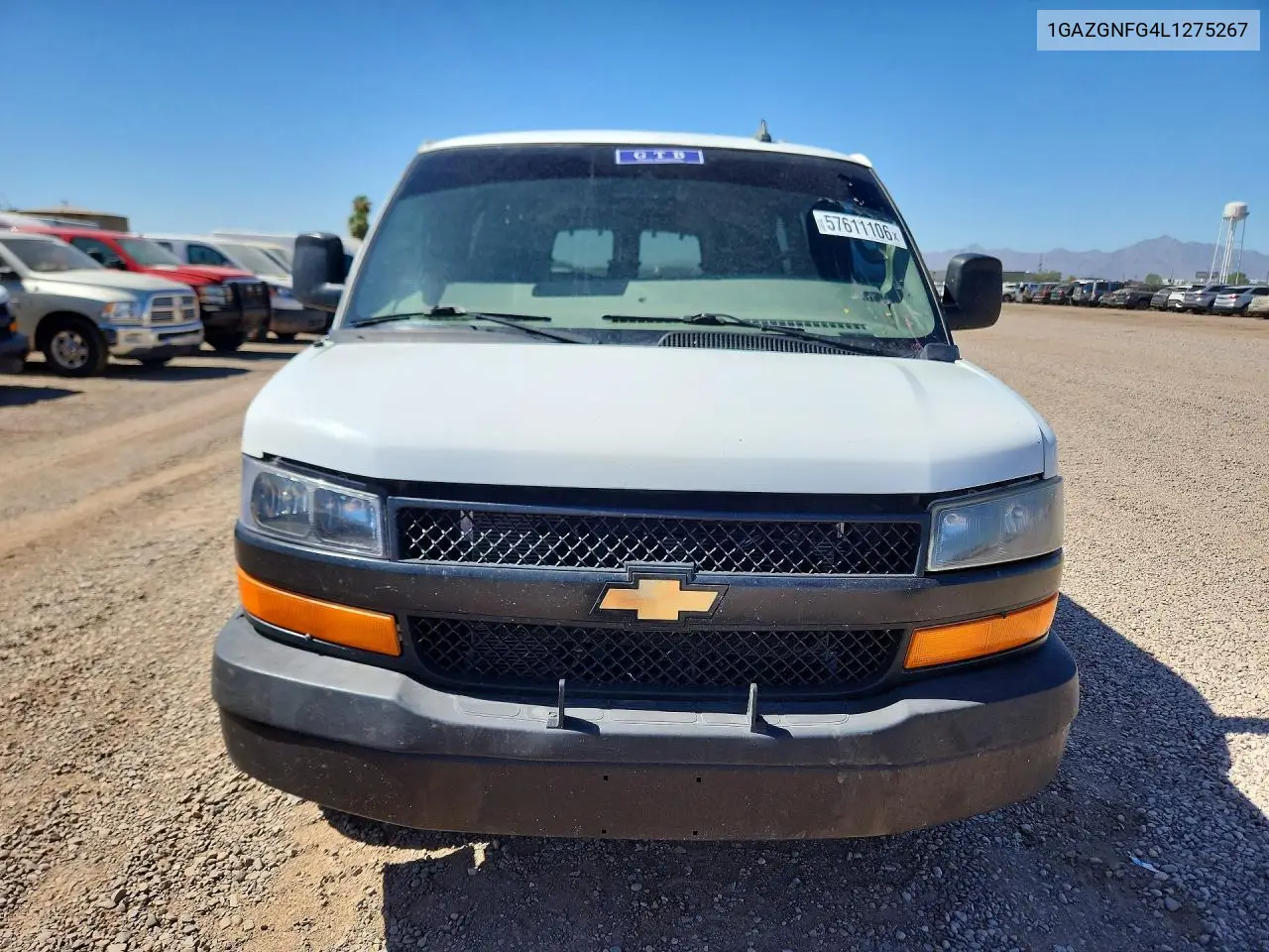 2020 Chevrolet Express G3500 Ls Passenger Van VIN: 1GAZGNFG4L1275267 Lot: 57611106