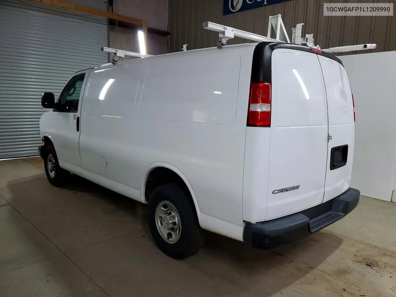 2020 Chevrolet Express G2500 VIN: 1GCWGAFP1L1209990 Lot: 57638786