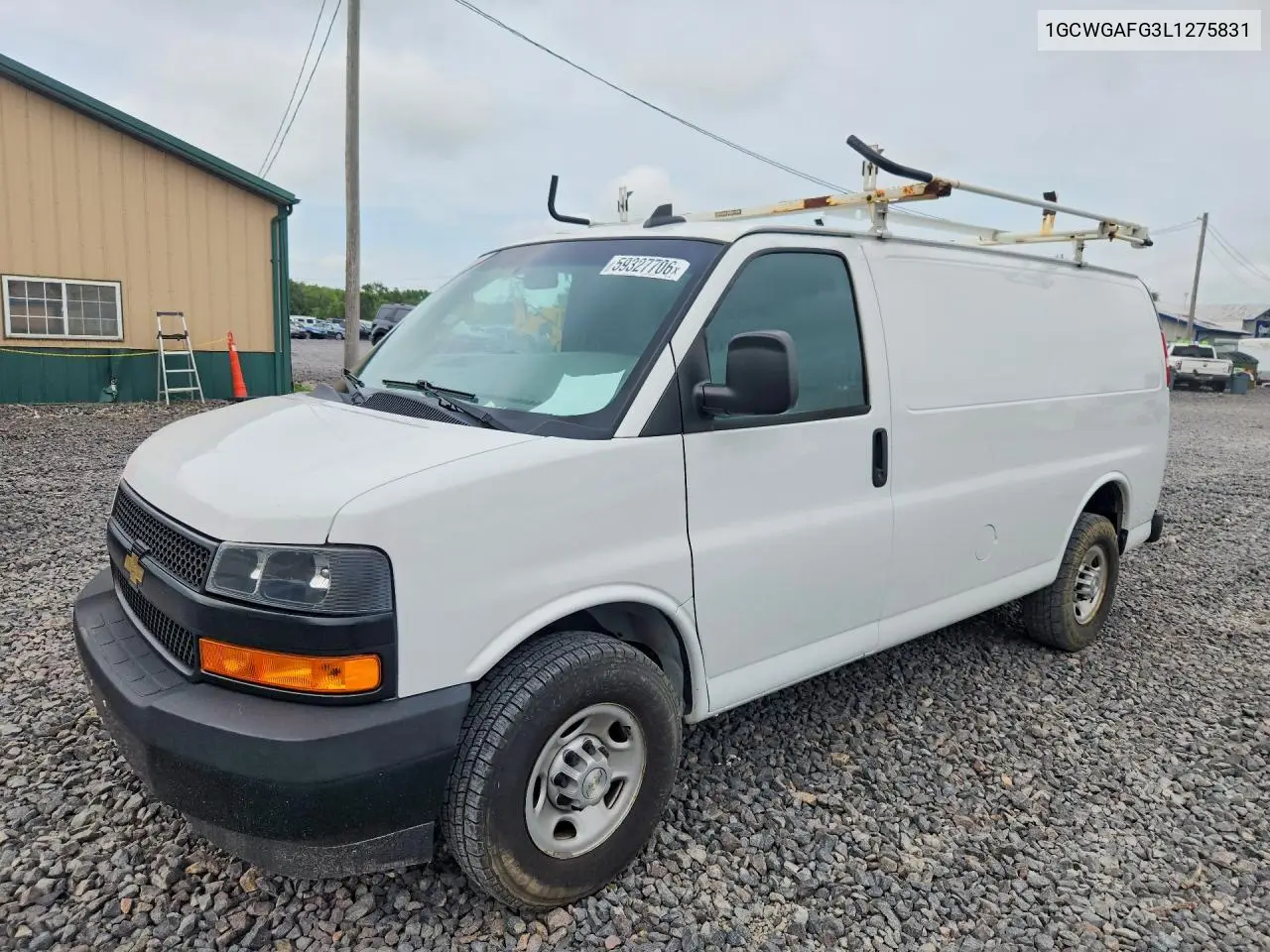2020 Chevrolet Express G2500 VIN: 1GCWGAFG3L1275831 Lot: 59327706