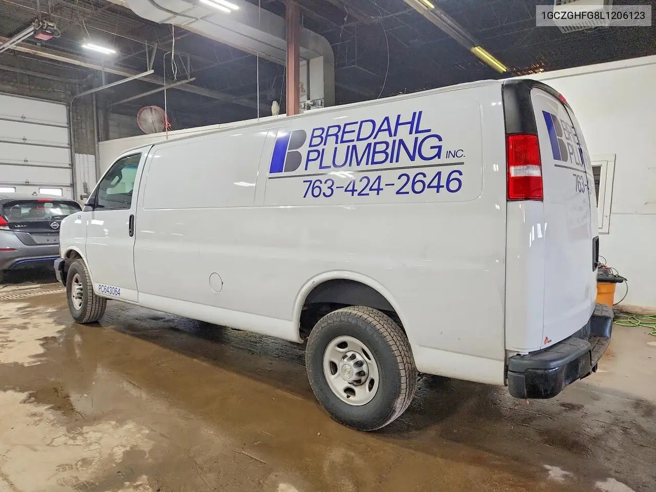 2020 Chevrolet Express Van VIN: 1GCZGHFG8L1206123 Lot: 61357596