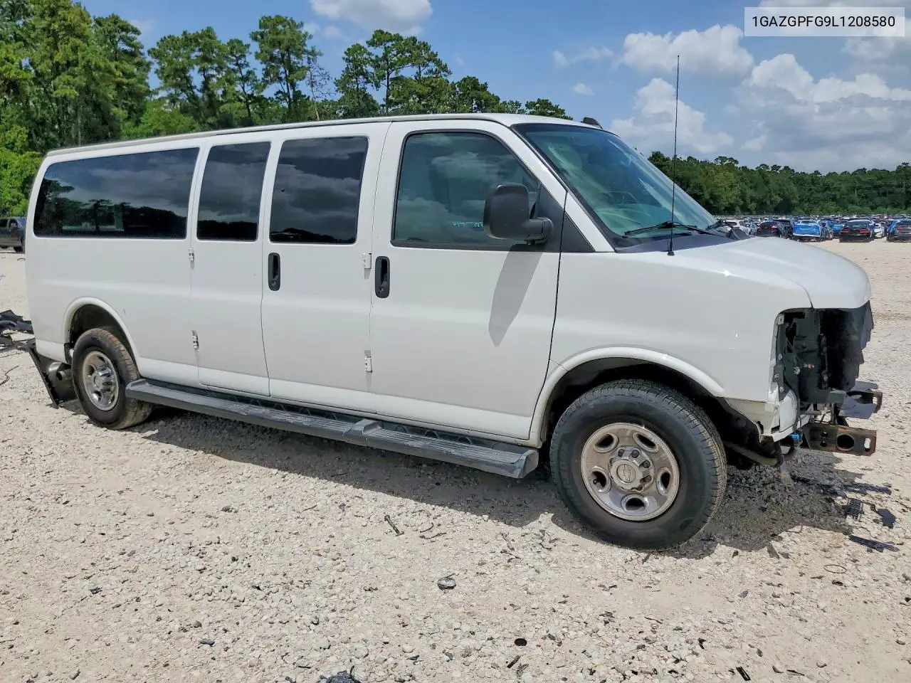 2020 Chevrolet Express G3500 Lt VIN: 1GAZGPFG9L1208580 Lot: 61690486