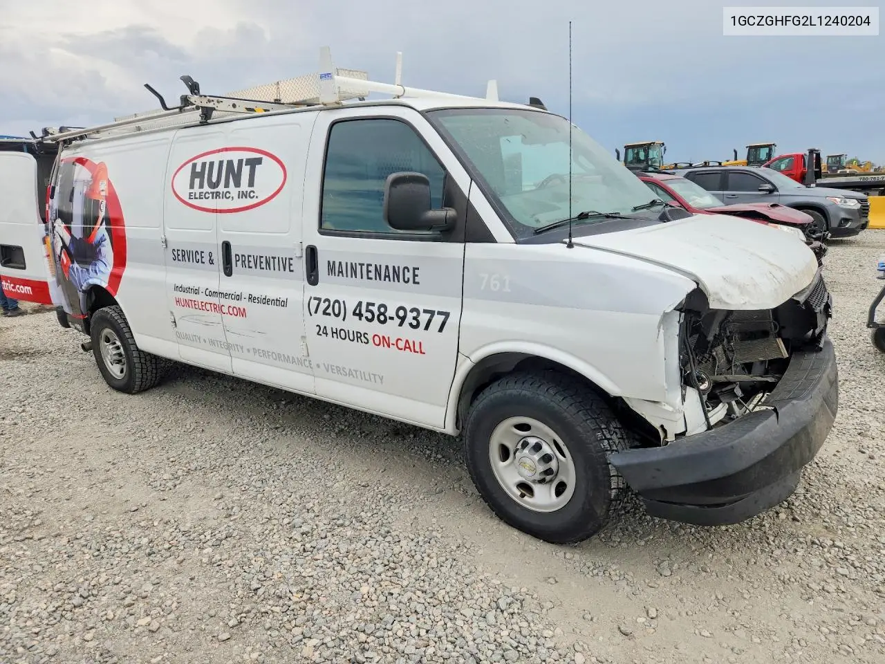 2020 Chevrolet Express G3500 VIN: 1GCZGHFG2L1240204 Lot: 62332356