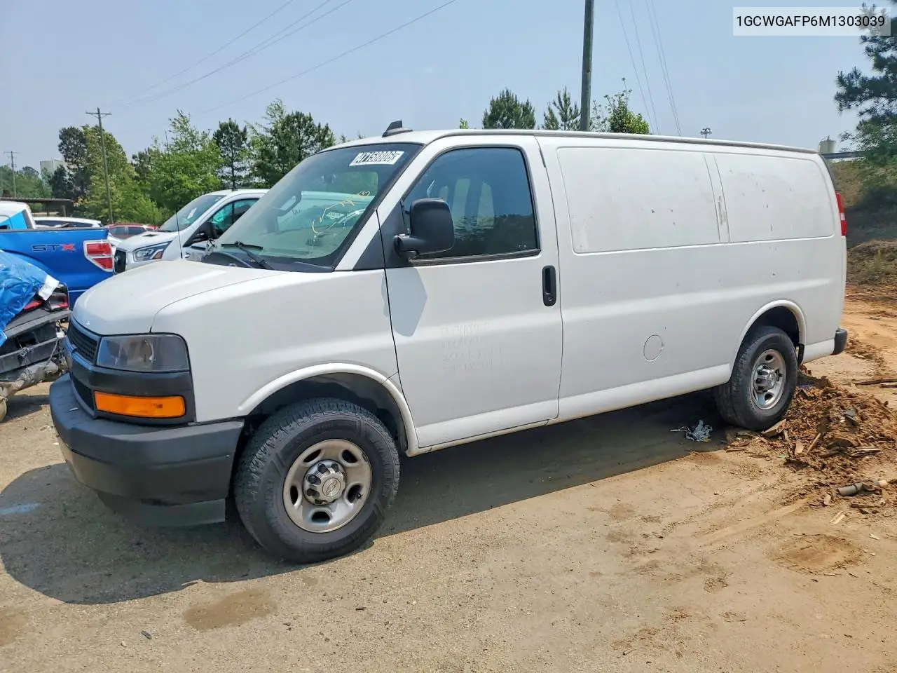 2021 Chevrolet Express G2500 VIN: 1GCWGAFP6M1303039 Lot: 47158806