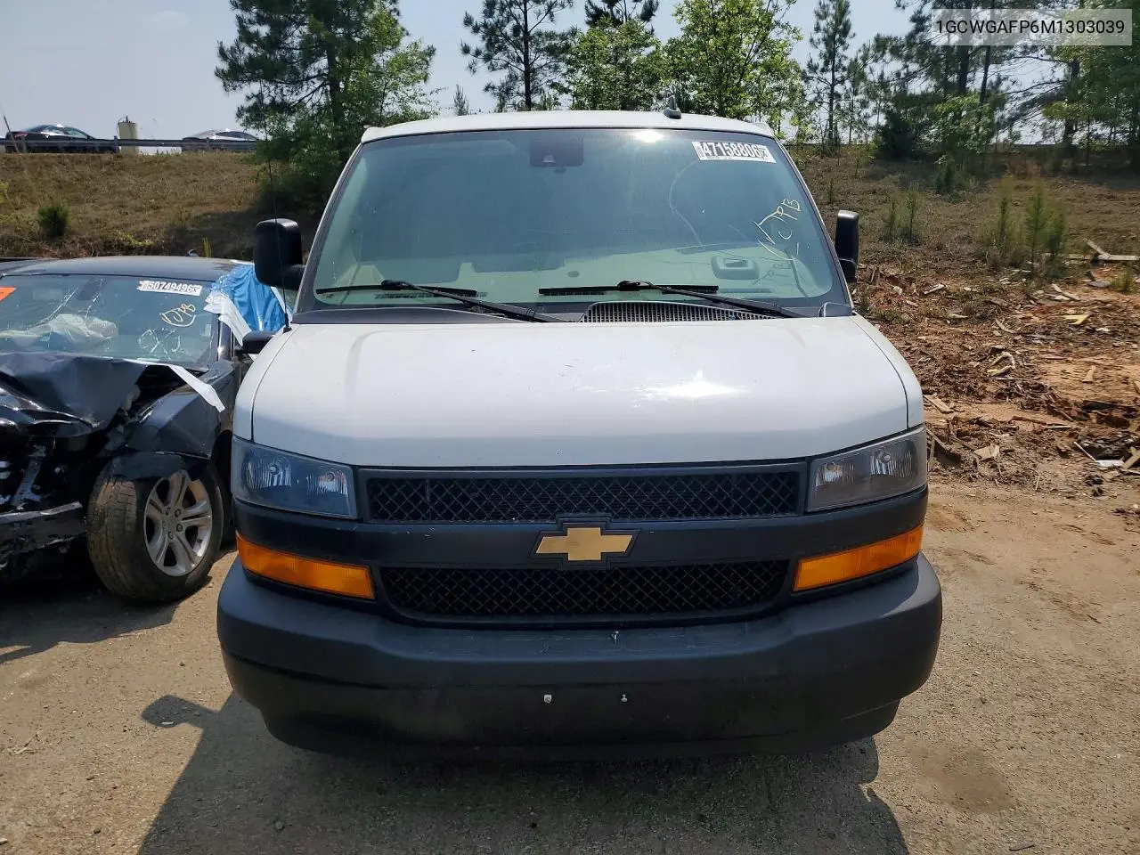 2021 Chevrolet Express G2500 VIN: 1GCWGAFP6M1303039 Lot: 47158806